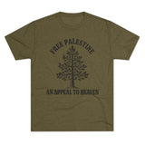 Free Palestine An Appeal to Heaven Tee