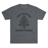 Free Palestine An Appeal to Heaven Tee