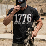 1776 Rebellion Made America Tee