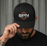 SPN Embroidered Trucker Cap — Snapback Mesh Hat